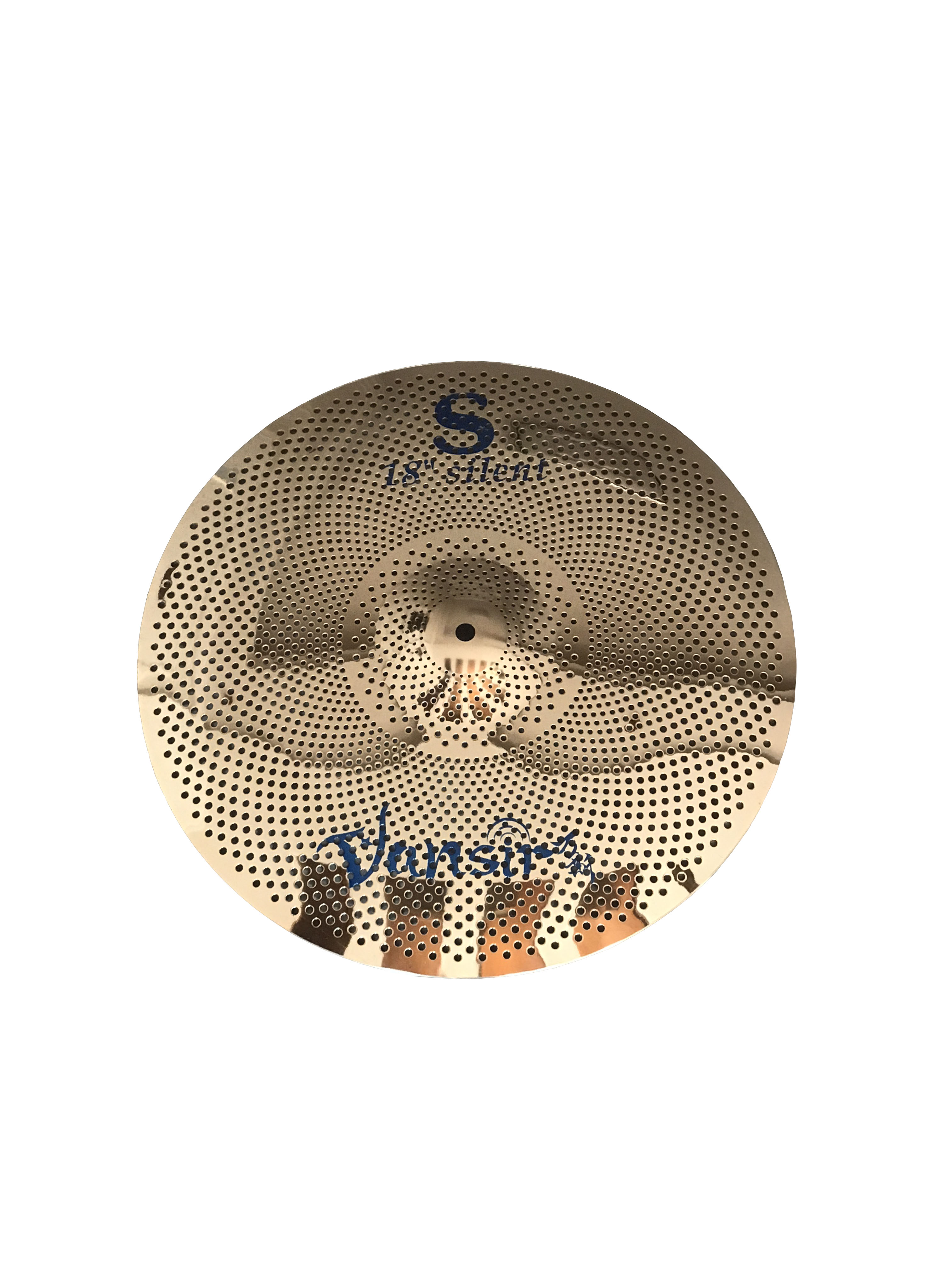 Vansir Polishing Silver Mute Cymbals set 14''HH+16''Crash+18''Crash+20''Ride+Cymbal bag