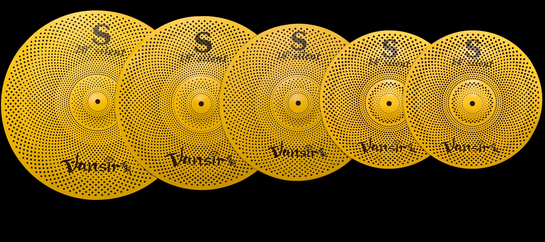 Golden Low Volume Mute Cymbal